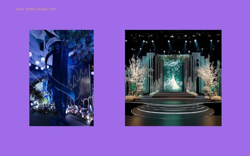 Sân khấu sự kiện xanh